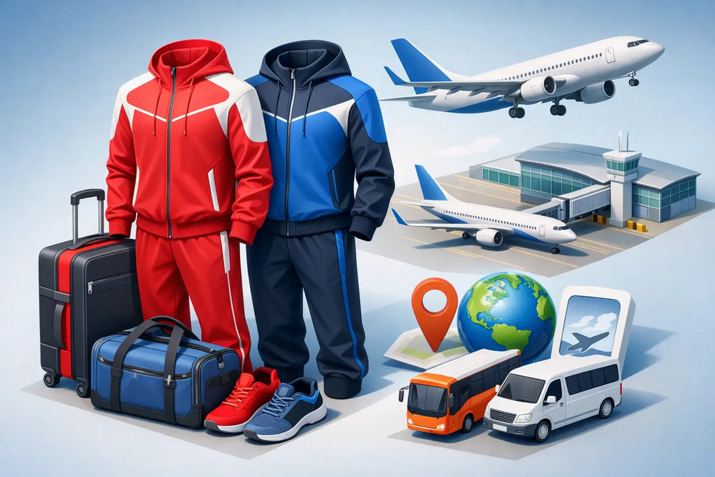 Custom Team Tracksuits Built for Team Travel