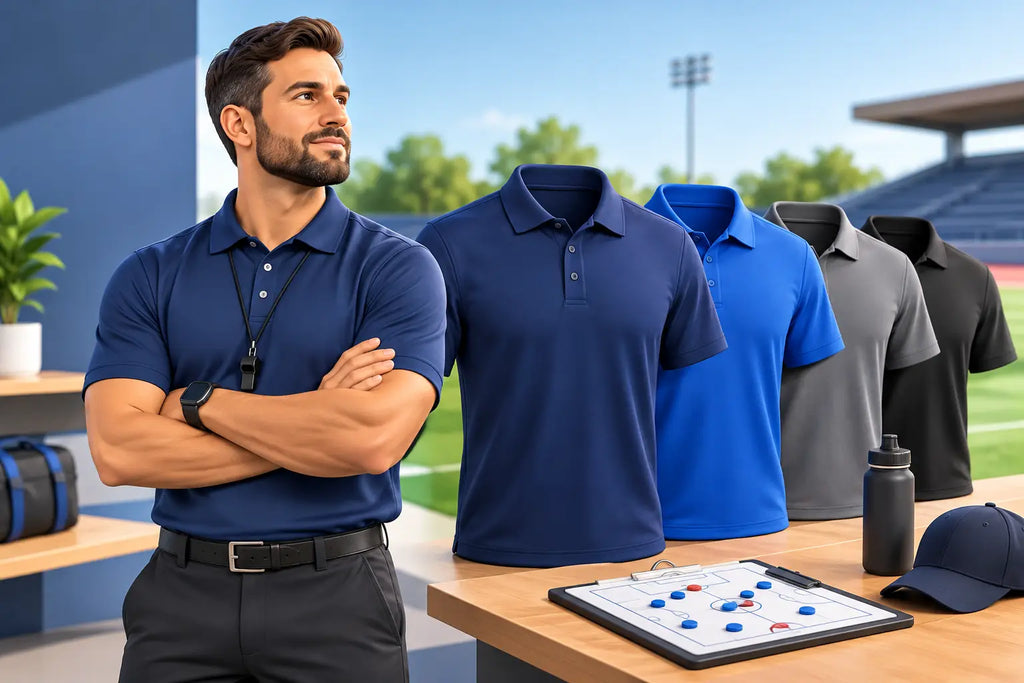 Custom Coach Polos That Look Ready to Lead