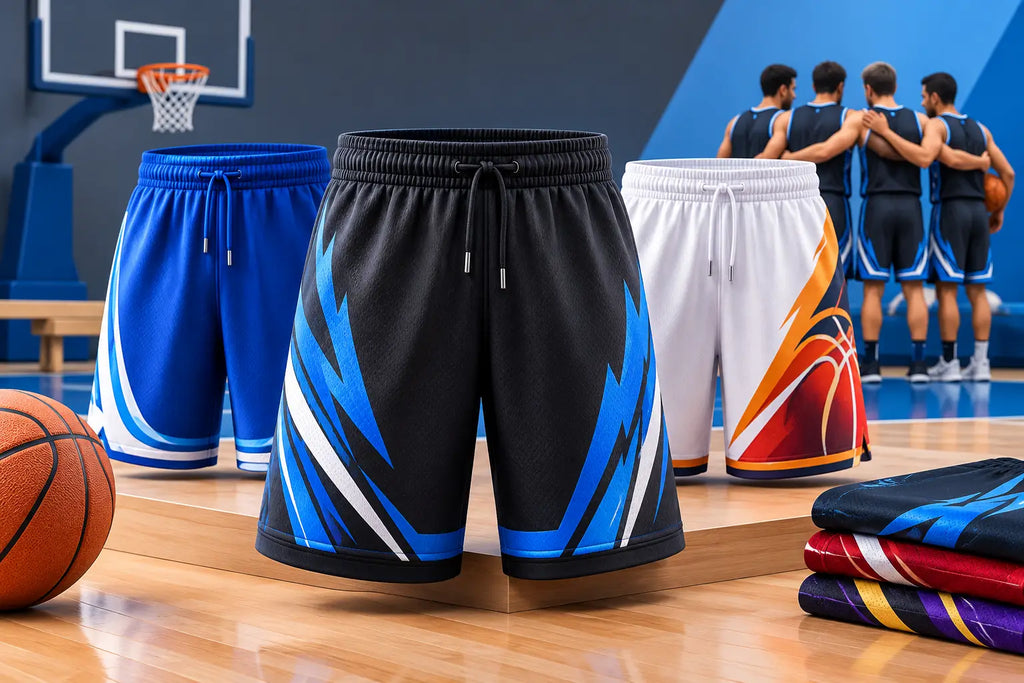 Custom Sublimated Basketball Shorts for Teams