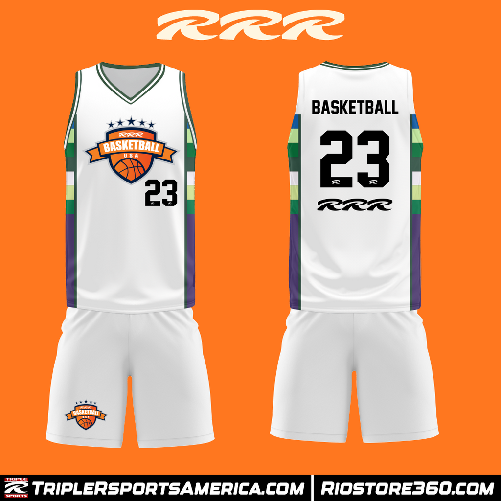 Fully customizable Basketball Jersey - High quality Basketball uniform for Unisex 🔥 Big Discount on 2 Sets