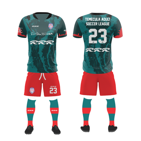 Custom Soccer Full kit & Jersey ( 50% Off, Kit $25, Jersey $15, Minimum Order 15, Free shipping )