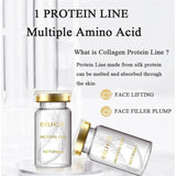 Protein Thread Lifting Kit Face Lift Firming Absorbable Anti-Aging Facial Serum Collagen Wrinkle Remove Skin Care Essence 2023
