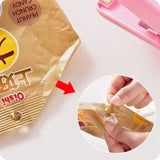 Mini Plastic Bag Sealer Machine Storage Bag Clip Sealing Machine Portable Sealer Packing Seal for Food Snack Kitchen Gadgets