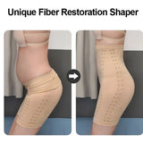 2023 Summer Unique Fiber Restoration Shaper Negative Oxygen Ion Fat Burning Tummy Control Bodysuit Panties Body Shaper