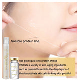 Protein Thread Lifting Kit Face Lift Firming Absorbable Anti-Aging Facial Serum Collagen Wrinkle Remove Skin Care Essence 2023