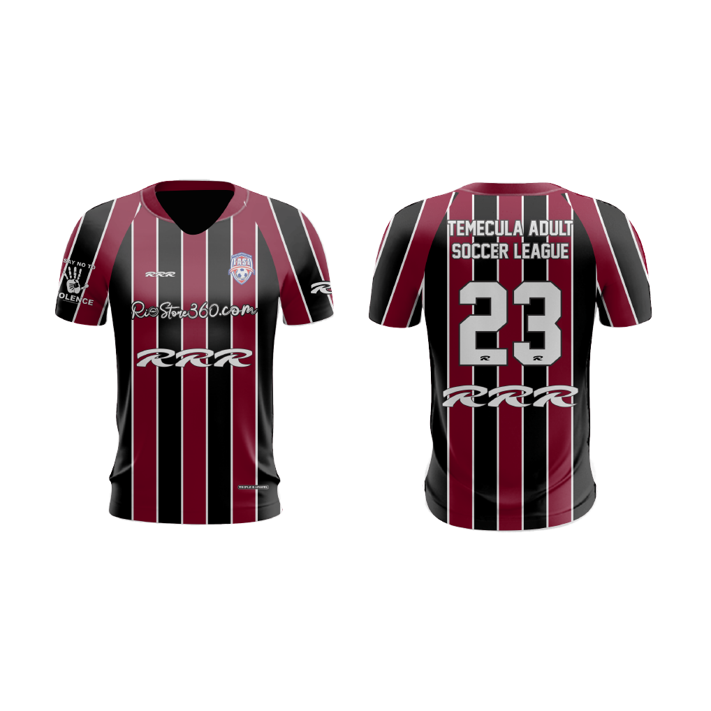 Custom Soccer jersey ( 50% Off on 15 or more jerseys, At $17, Full kit $27, Free Shipping, No hide in price )