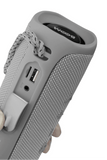 Boom Silver Portable Sound Bomb Wireless Bluetooth Speaker Loud Volume Multi-Connection BOOM - RioStore360