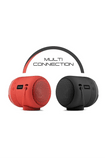 C4 Red multi-Link Portable Bluetooth Speaker Loud Sound Bomb Sensitive Led Vibrant light colors - RioStore360