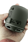 C4 Silver multi-Link Portable Bluetooth Speaker Loud Sound Bomb Sensitive Led Vibrant light colors - RioStore360