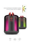Capsule Portable Bluetooth Speaker Sound Bomb Loud vibrant Led Light multi-link 90db - RioStore360