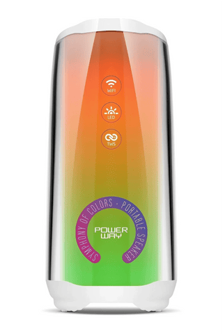 Symphony Portable Bluetooth Speaker Sound Bomb Loud Sound Vibrant colors Led Light Long Battery SENFONI - RioStore360